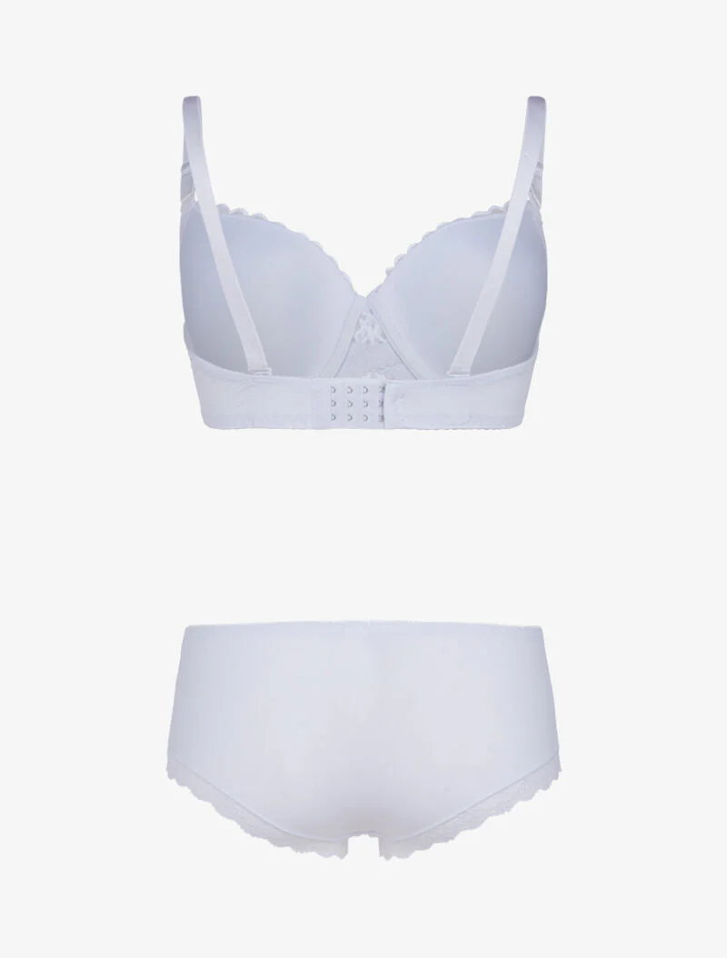 Ensemble à broderie style rosace - blanc - Image 2