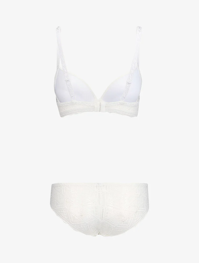 Ensemble à broderies anglaise - Blanc - Image 2