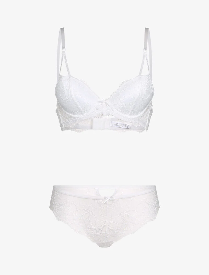 Ensemble en dentelle baroque - blanc
