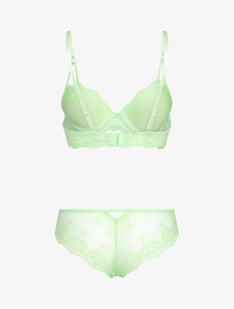 Ensemble en dentelle baroque - vert menthe - Image 2