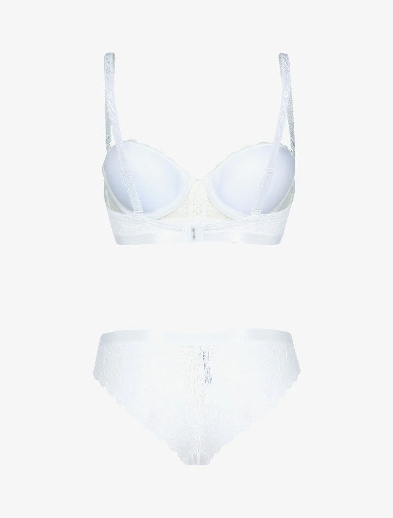 Ensemble en dentelle festonnée - écru - ecru - Image 2