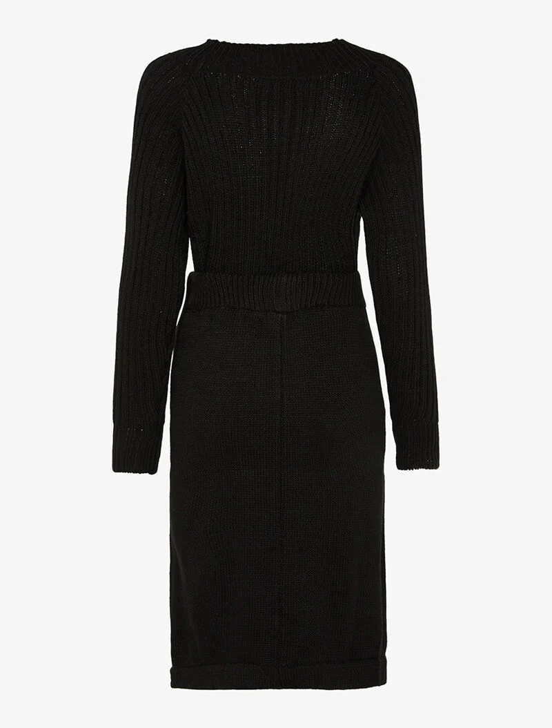 Ensemble jupe en maille - noir - Image 2
