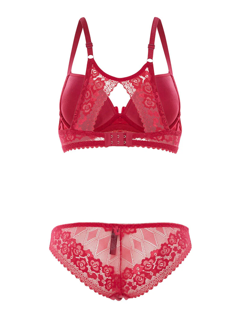 Ensemble SG dos nageur et culotte - rouge - Image 2