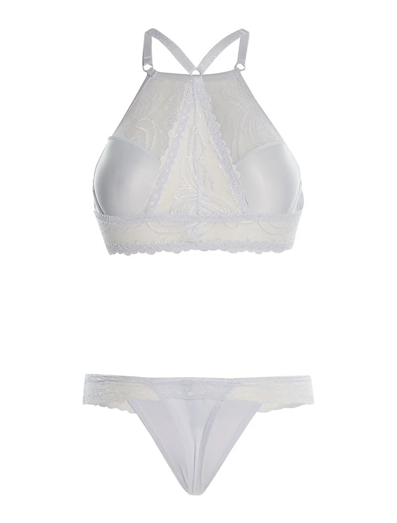 Ensemble SG dos nageur et string - blanc - Image 2