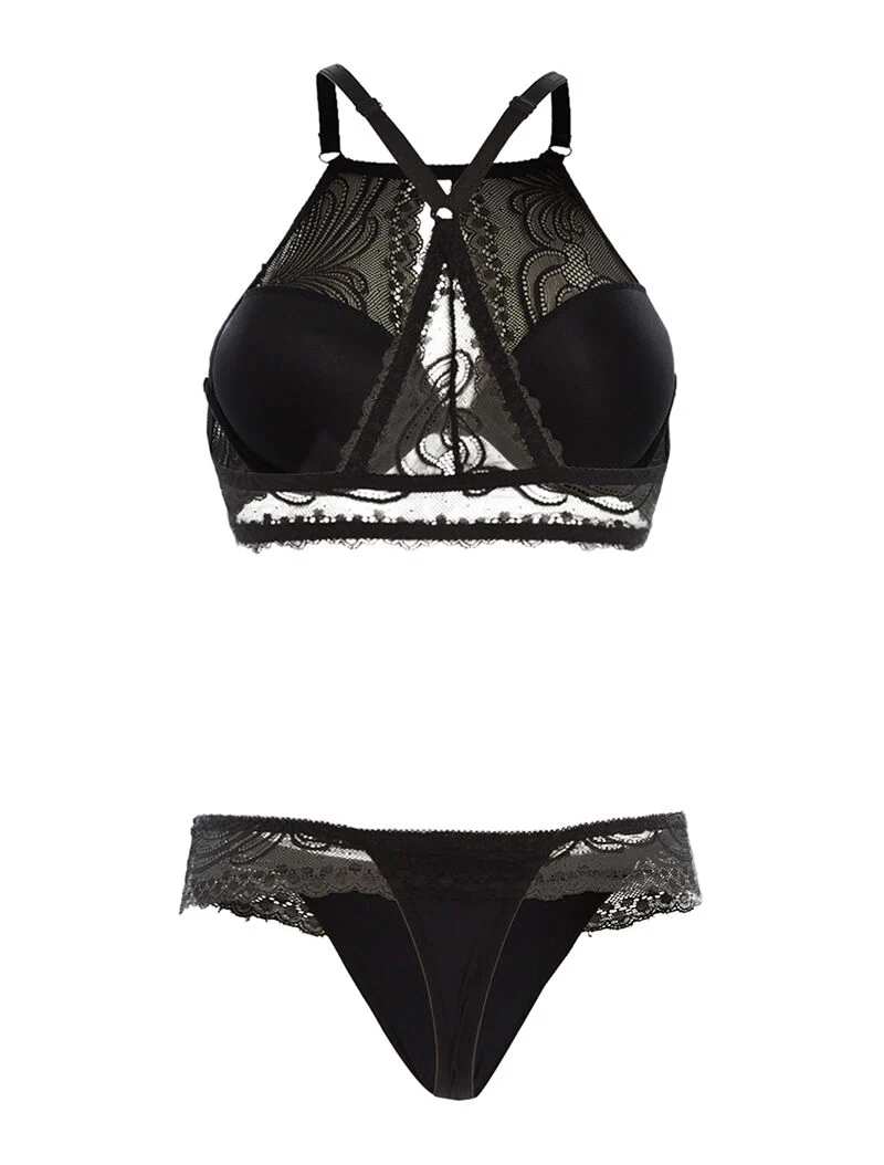 Ensemble SG dos nageur et string - noir - Image 2