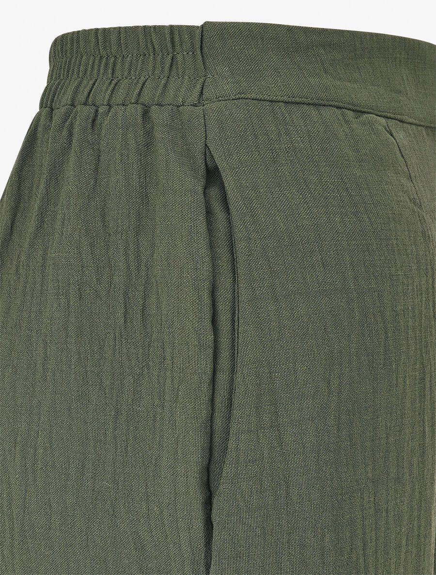 Ensemble top sans manches et pantalon - Kaki - Image 6