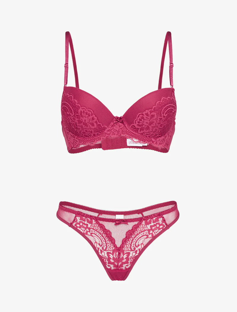 Ensembles en dentelle et résille - bordeaux