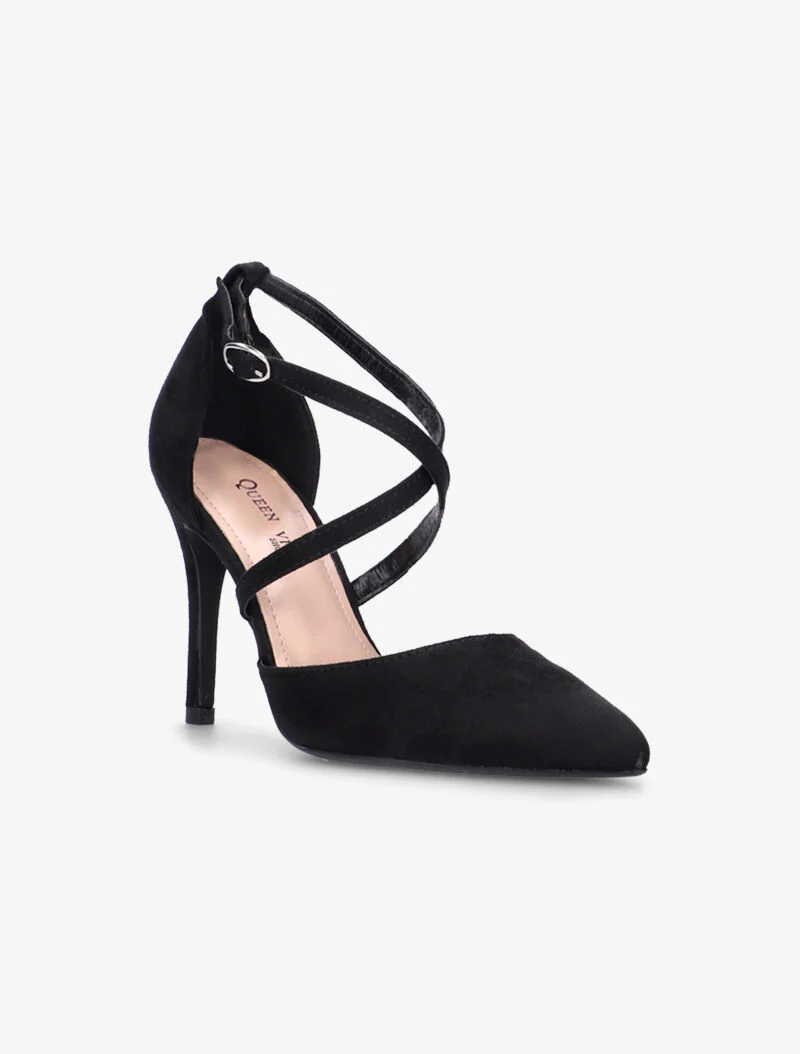 Escarpins ajourés à brides croisées - noir - Image 3