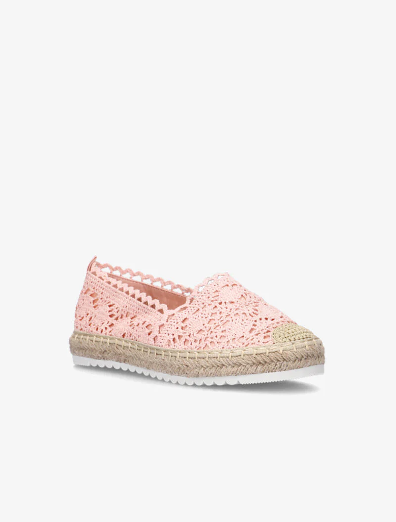 Espadrilles en crochet - rose - Image 2