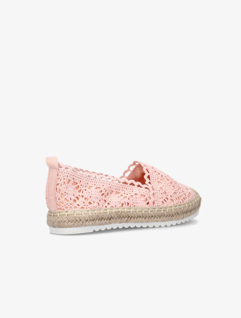 Espadrilles en crochet - rose - Image 4