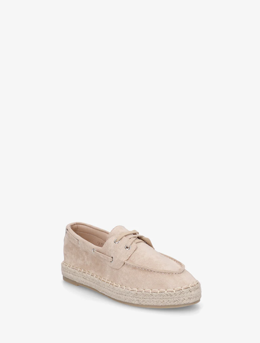 Espadrilles en suédine - Taupe - Image 2