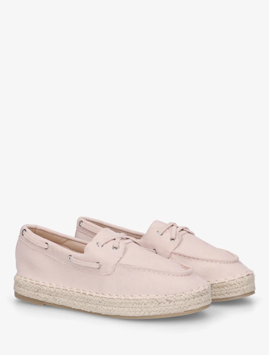 Espadrilles en suédine - Rose - Image 4