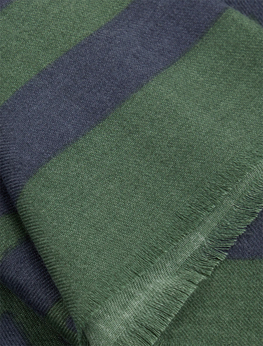 Foulard à motif graphique - Vert - Image 3