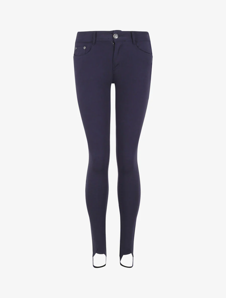 Fuseau style jean stretch - Marine