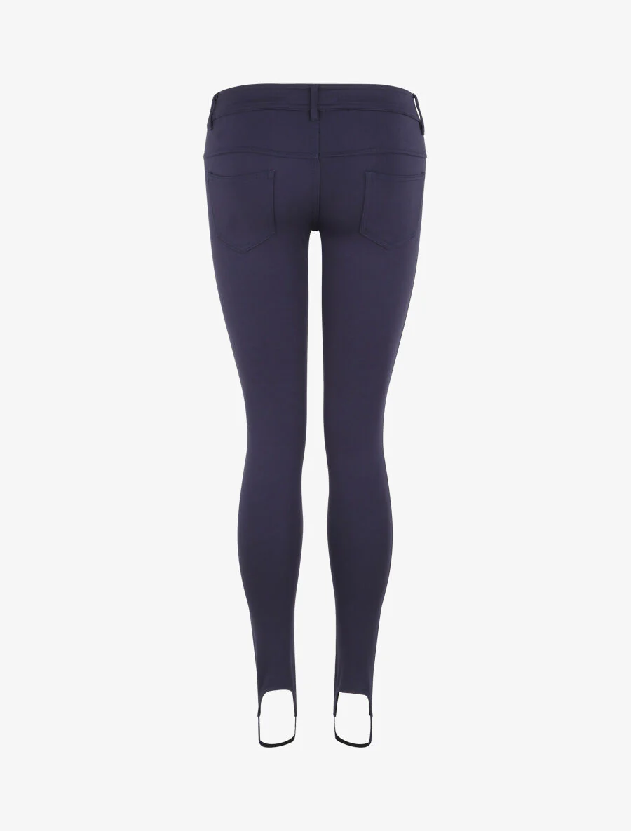 Fuseau style jean stretch - Marine - Image 2