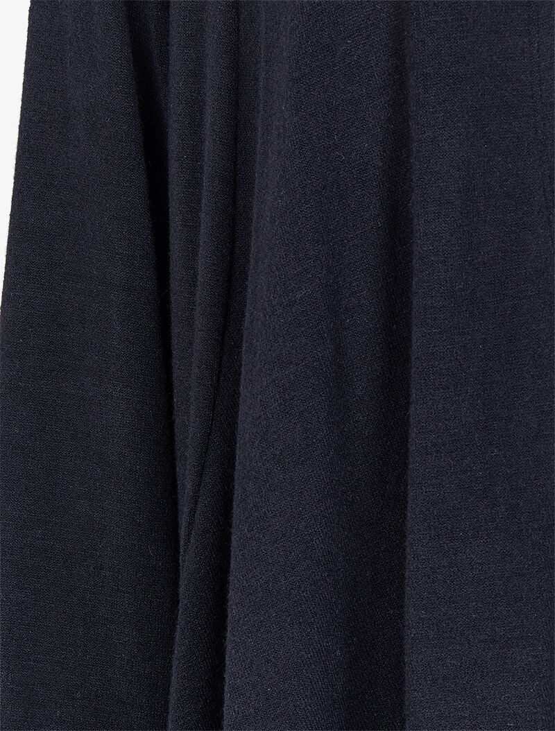 Gilet col châle et pans asymétriques - Noir - Image 3
