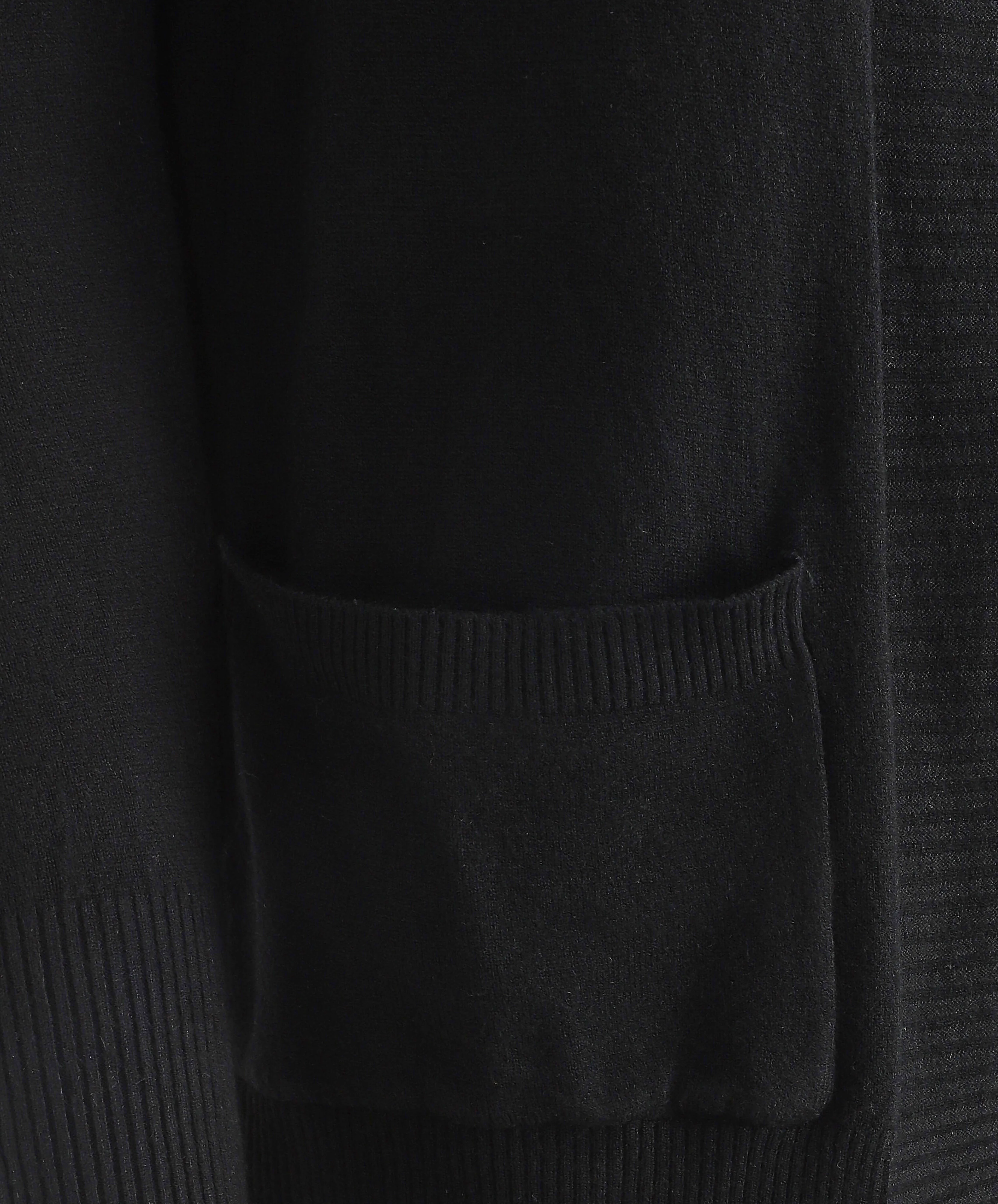 Gilet fin uni à poches plaquées - Noir - Image 3