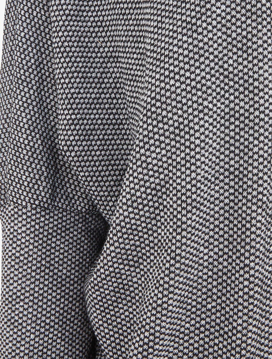 Gilet long à manches longues - Noir - Image 3