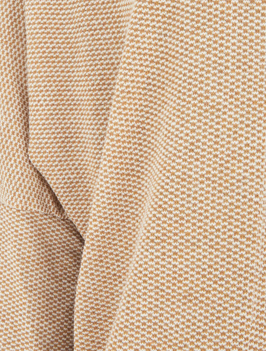 Gilet long à manches longues - Camel - Image 3