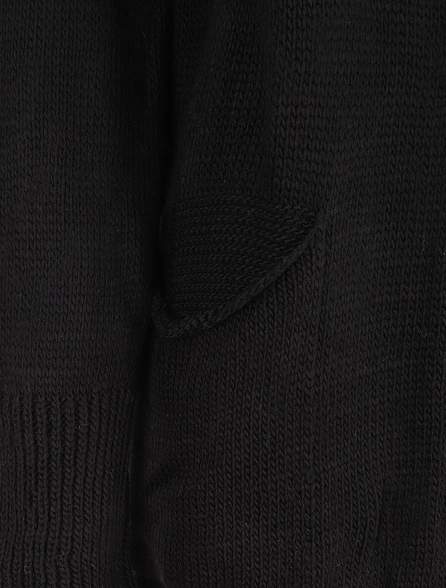 Gilet mi-long à capuche - Noir - Image 3