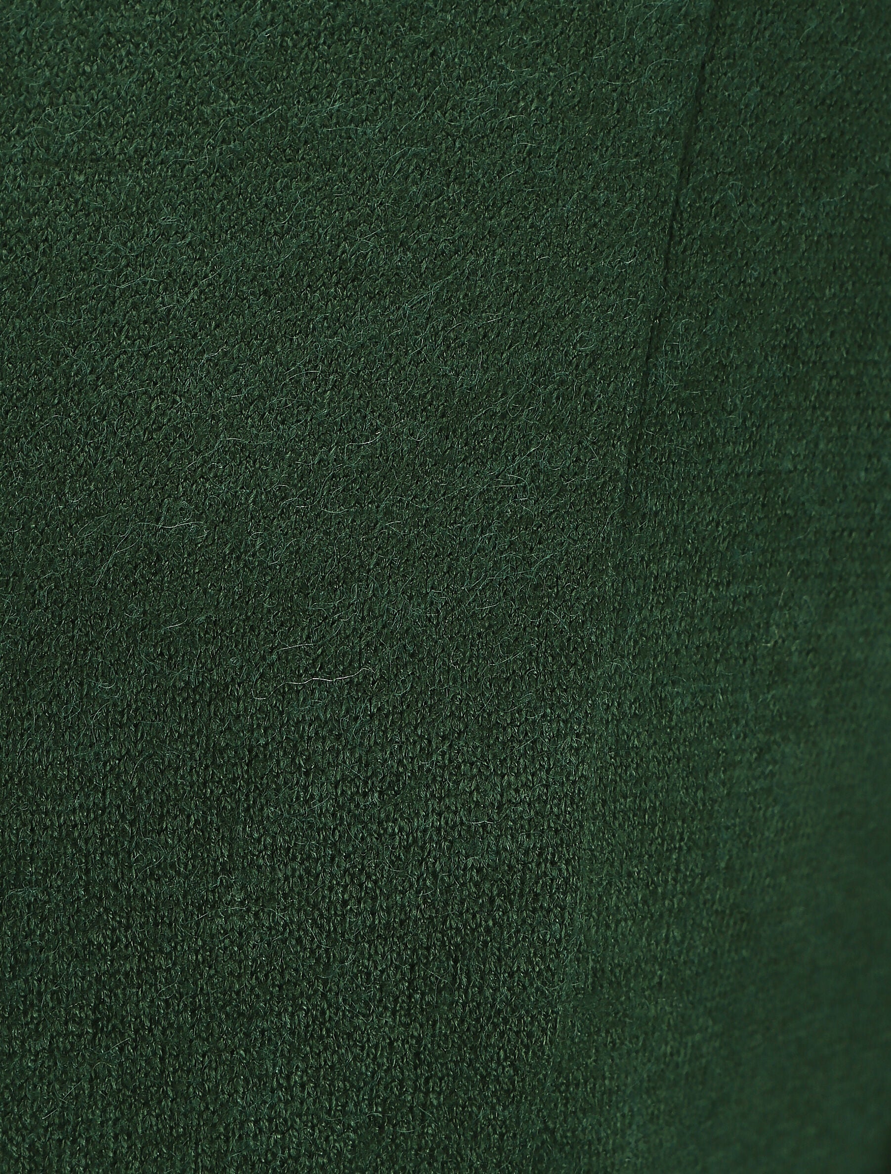 Gilet mi-long uni et ceinturé - Vert - Image 3