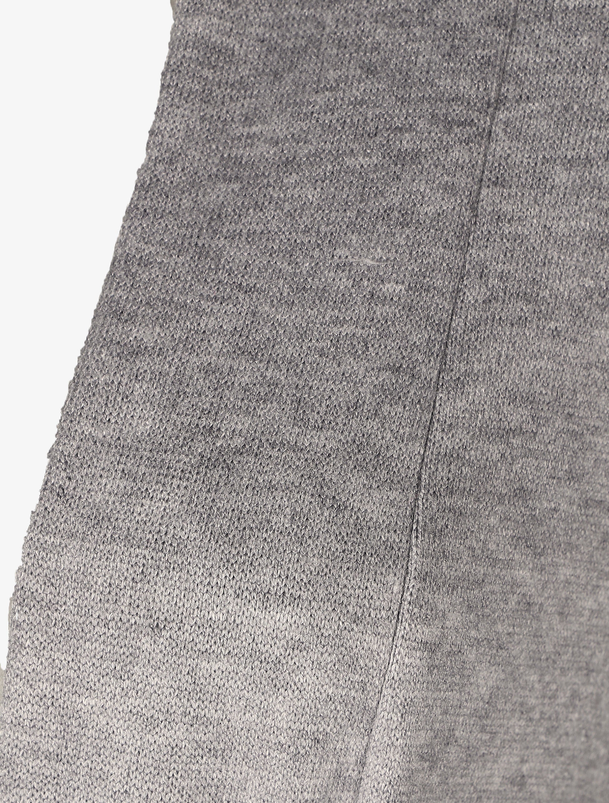 Gilet mi-long uni et ceinturé - Gris - Image 3
