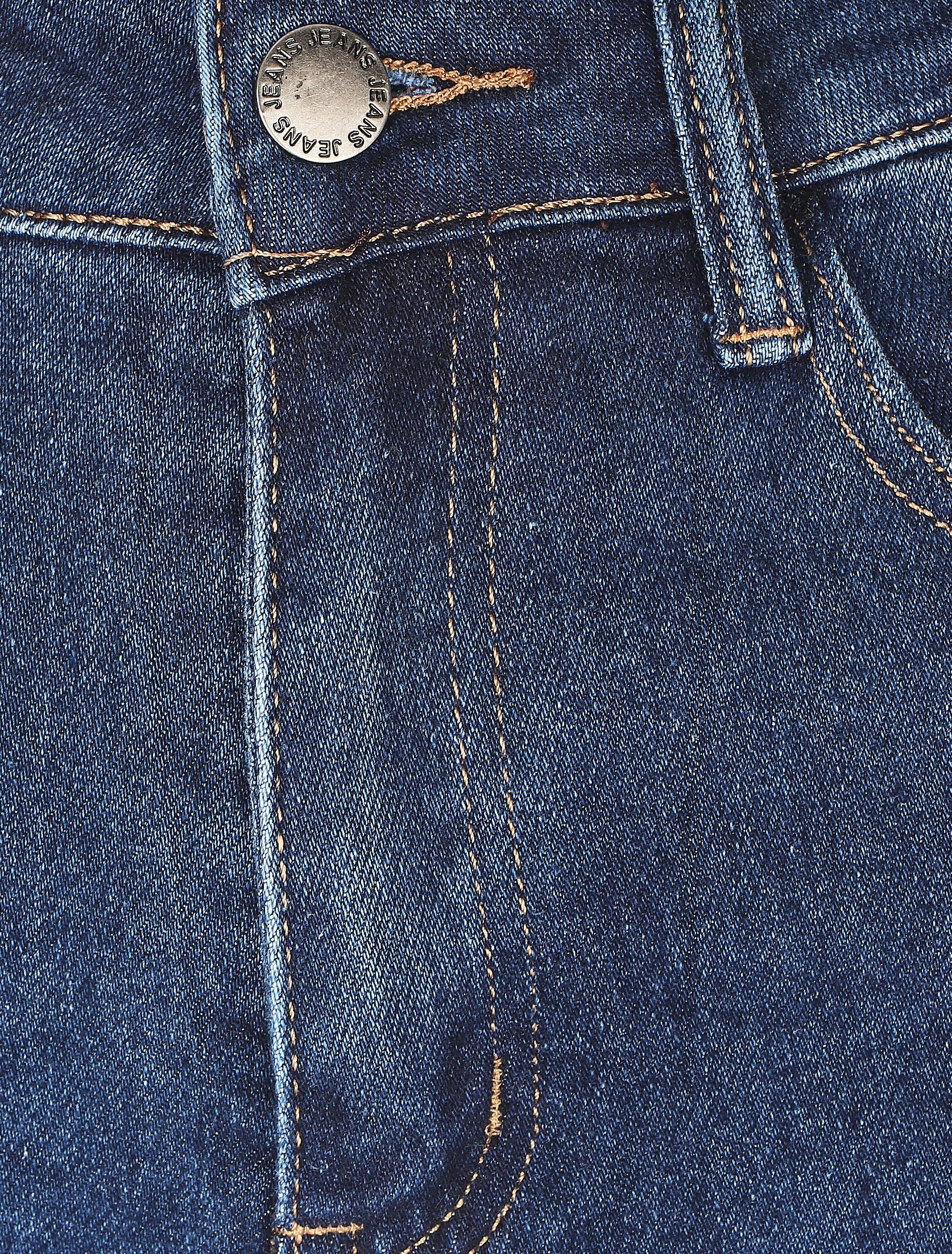 Jean ample coupe droite - Bleu - Image 3