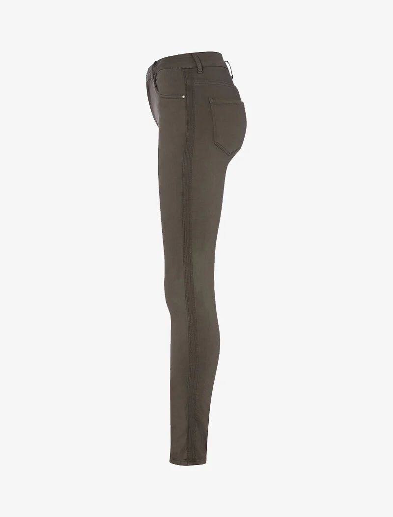 Jean basique coupe droite - Marron - Image 3