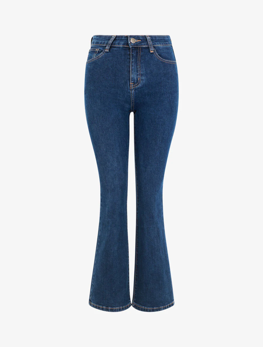 Jean basique coupe flare - Bleu