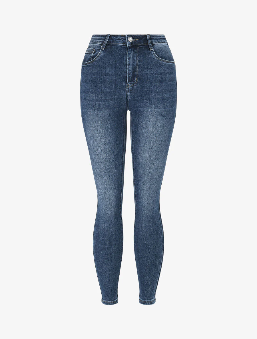 Jean basique coupe skinny - Bleu