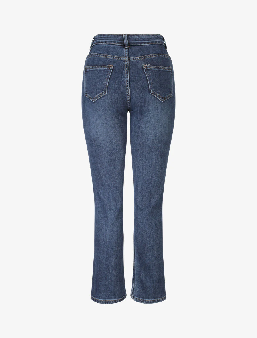 Jean bootcut à taille standard - Bleu - Image 2