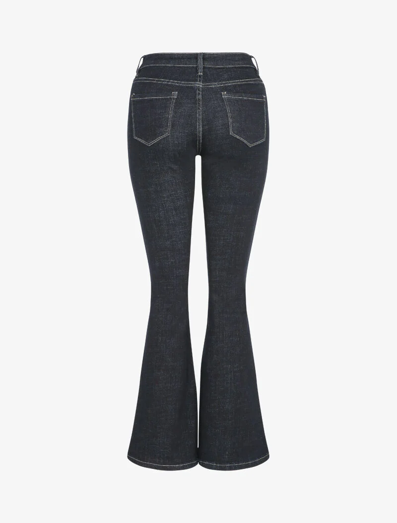 Jean brut coupe flare - Brut - Image 2