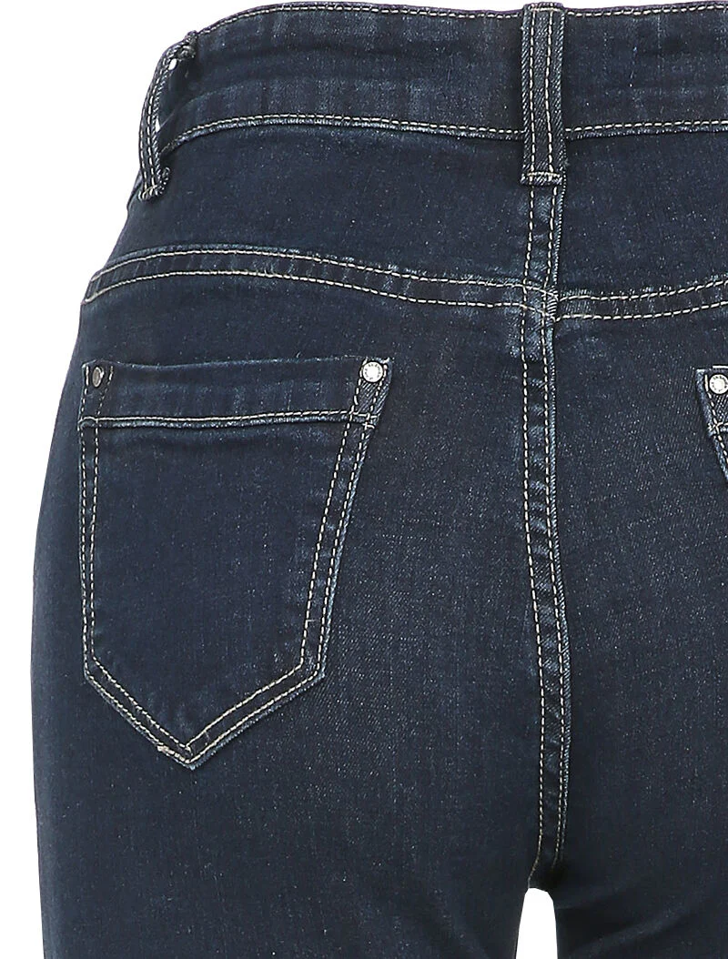 Jean brut taille haute - Brut - Image 3