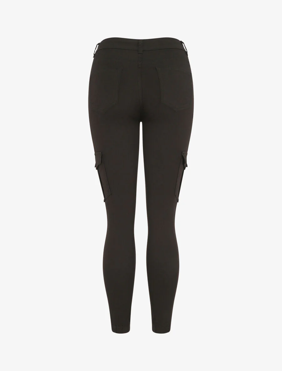 Jean cargo coupe slim - Noir - Image 2