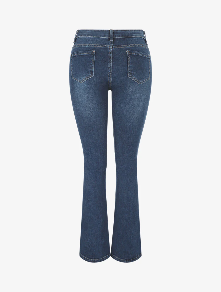 Jean classique coupe bootcut - Bleu - Image 2