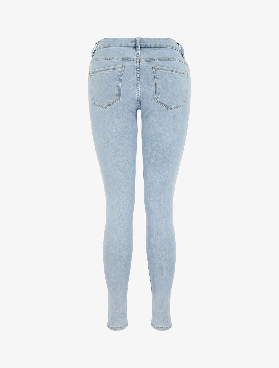 Jean classique coupe droite - Bleu - Image 2