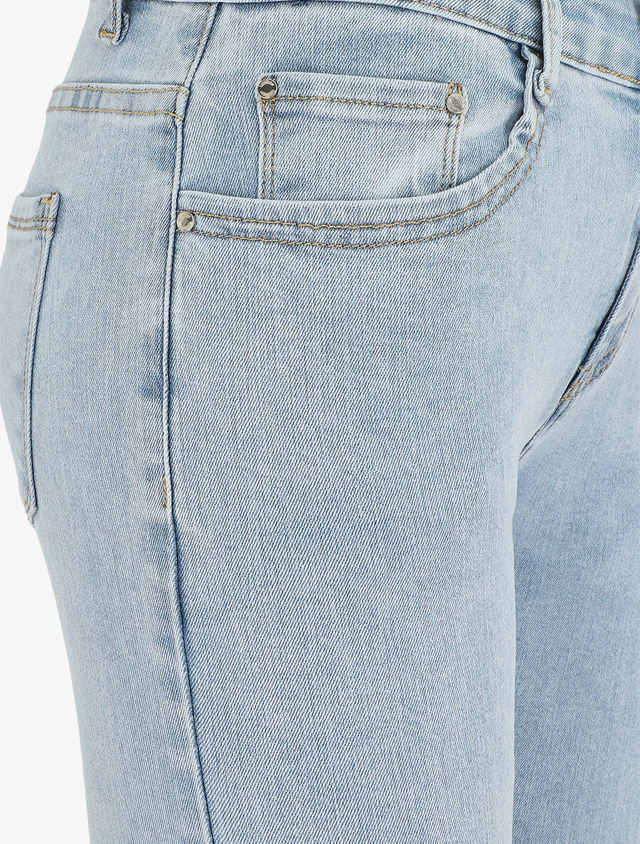 Jean classique coupe droite - Bleu - Image 3