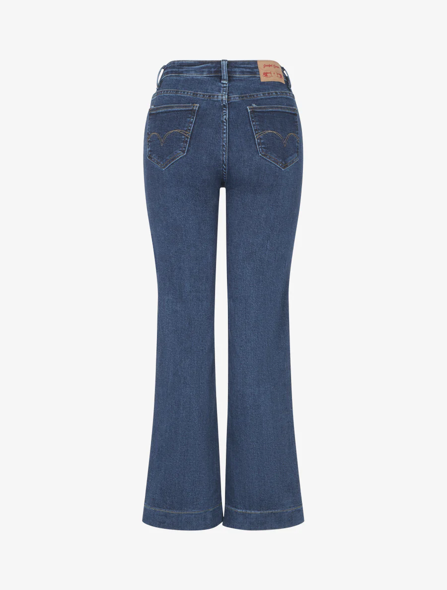 Jean classique coupe droite - Bleu - Image 2