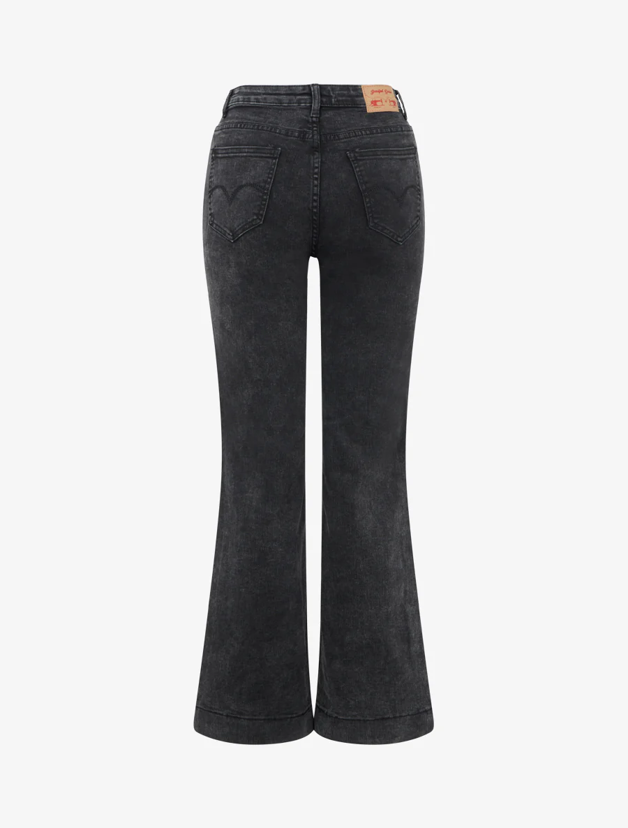 Jean classique coupe droite - Gris - Image 2