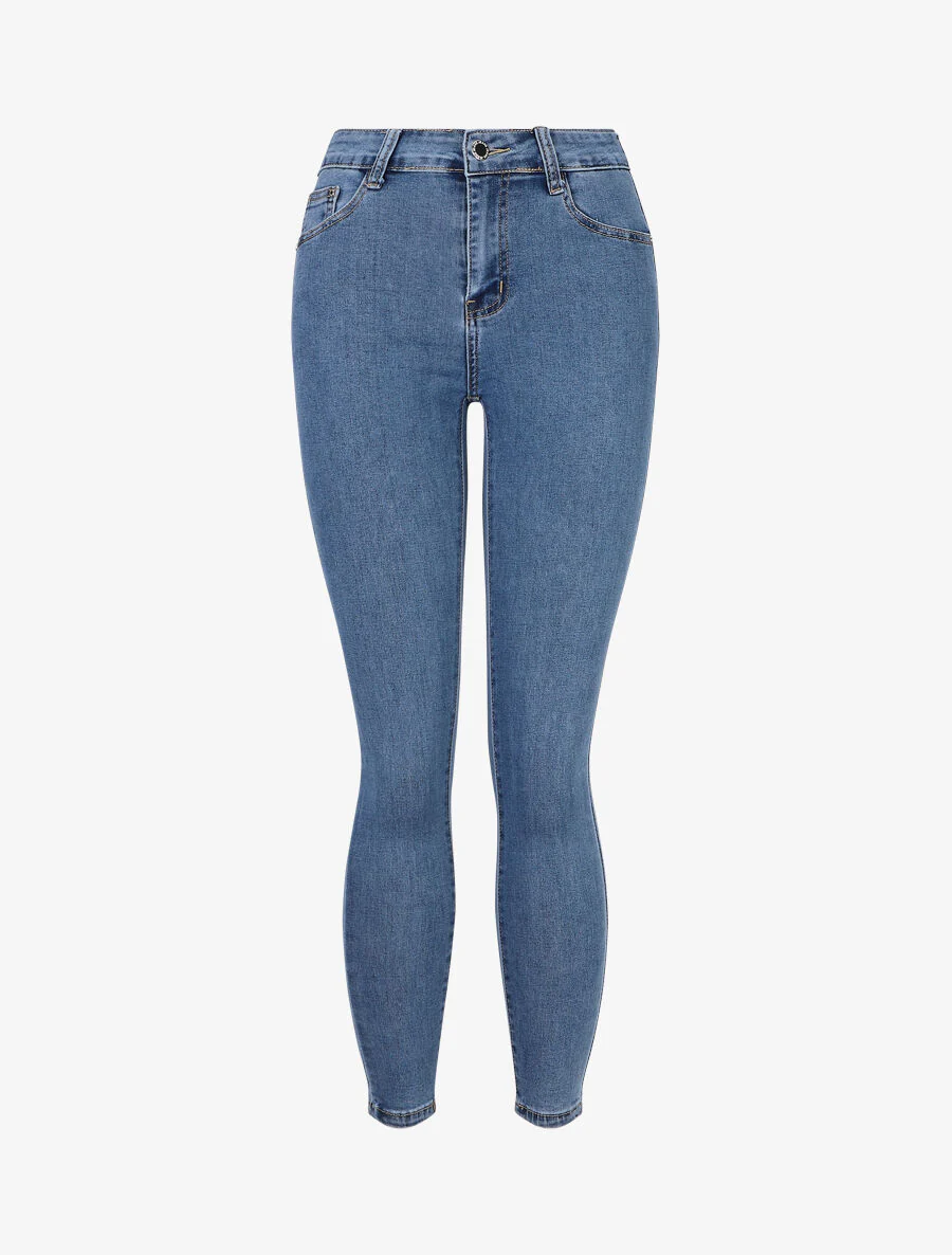 Jean classique coupe skinny - Bleu