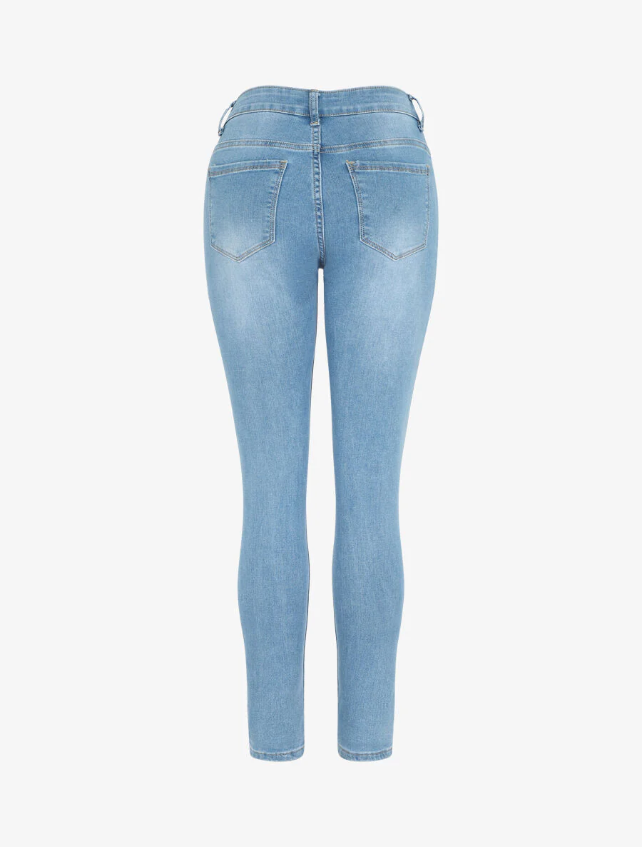 Jean classique coupe skinny - Bleu - Image 2