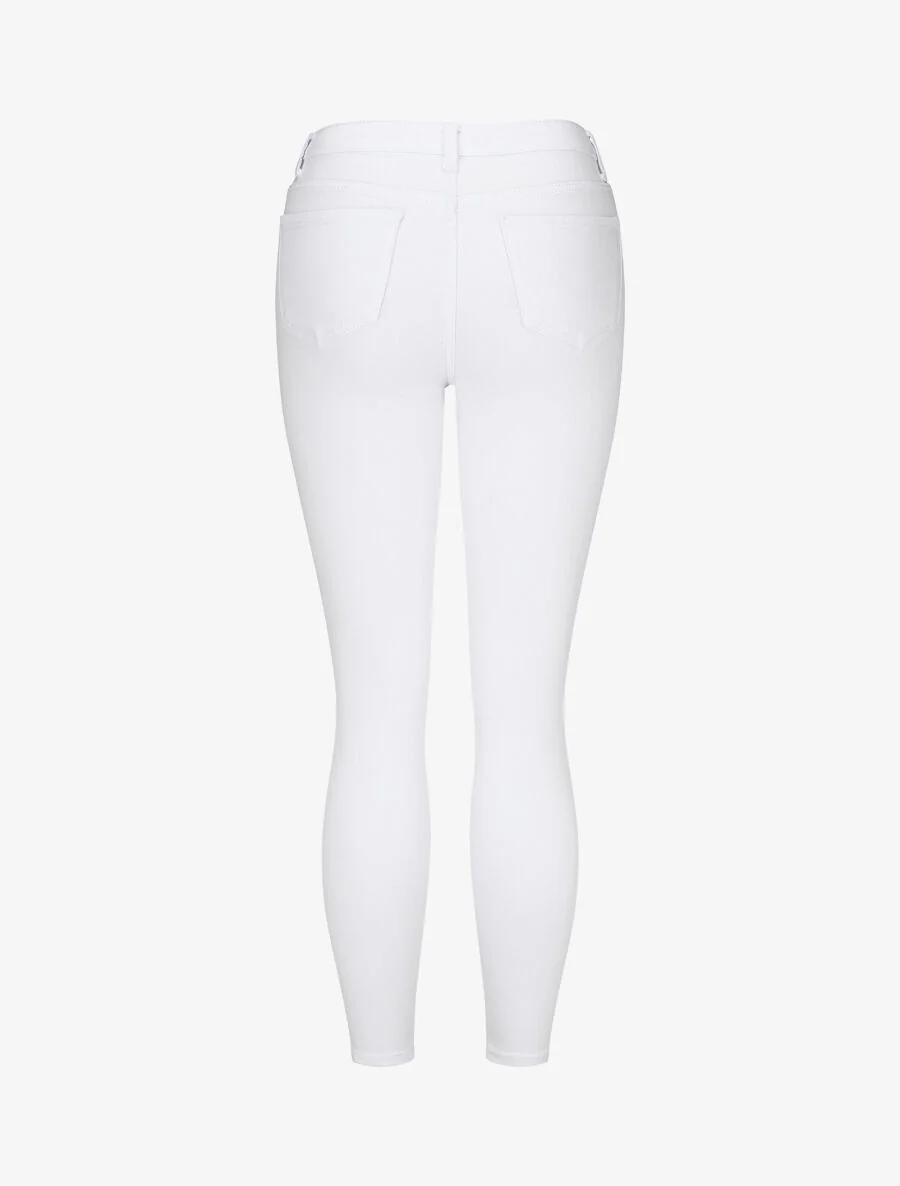 Jean classique coupe skinny - Blanc - Image 2
