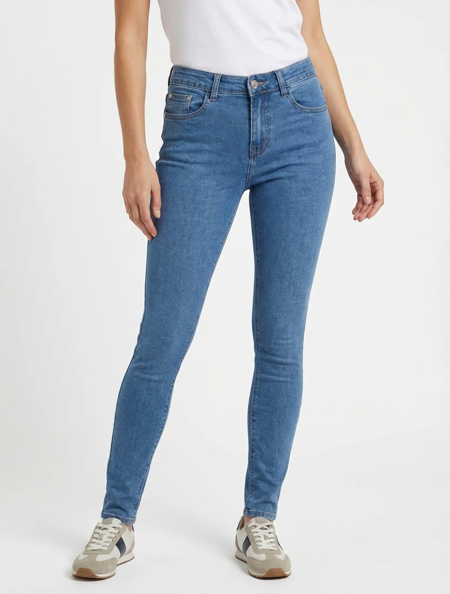 Jean classique coupe skinny - Bleu - Image 4