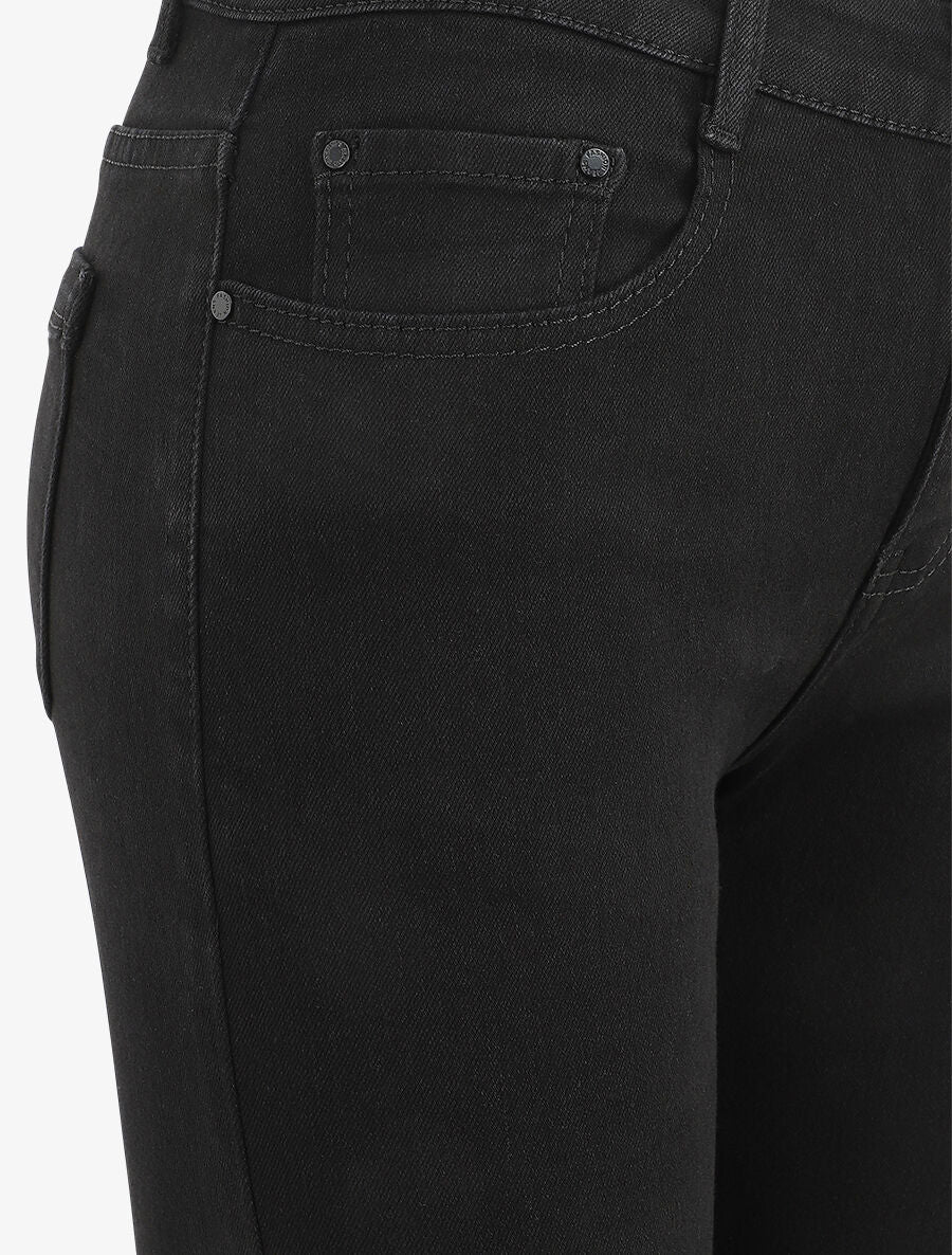 Jean classique coupe slim - Noir - Image 3