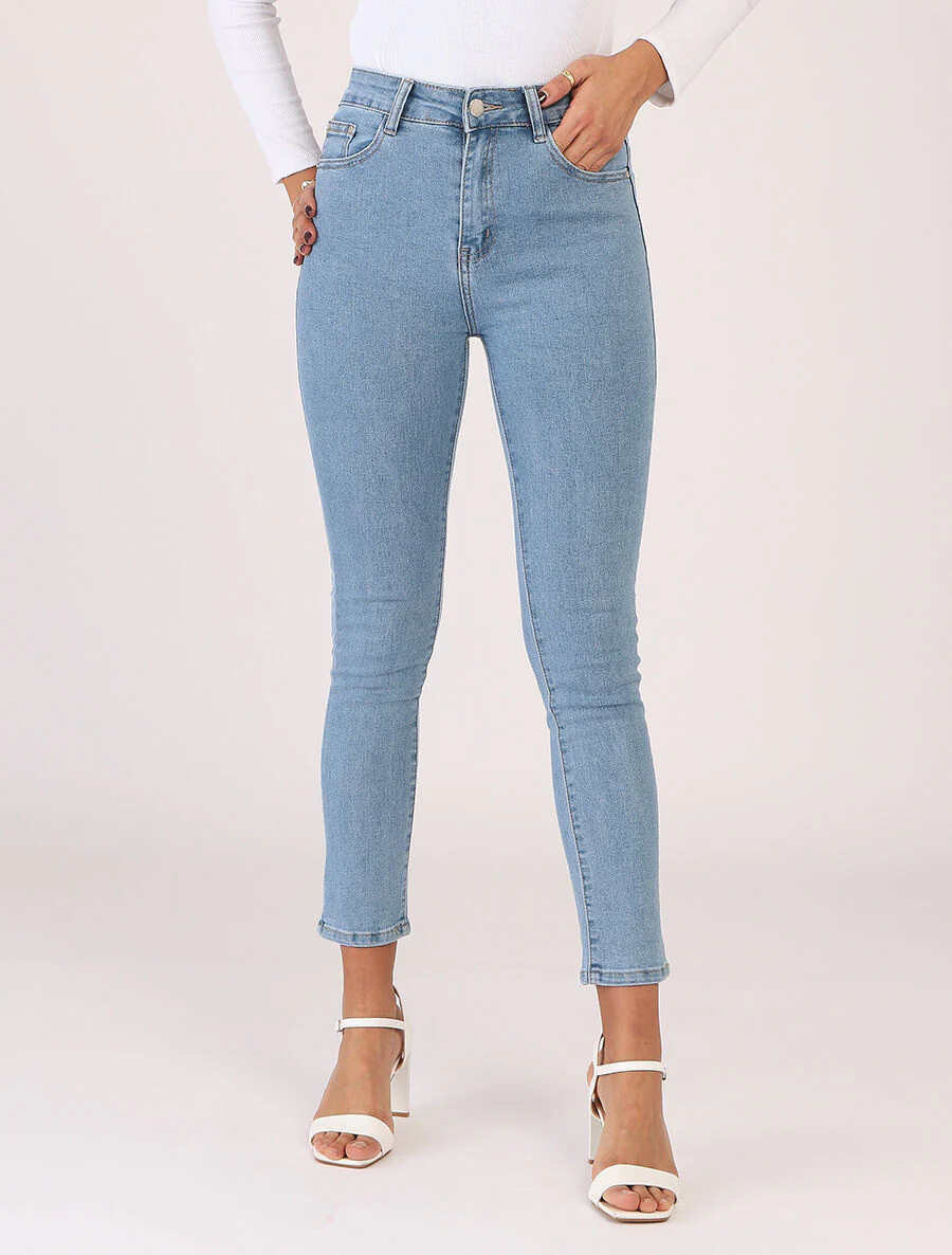 Jean classique coupe slim - Bleu - Image 4