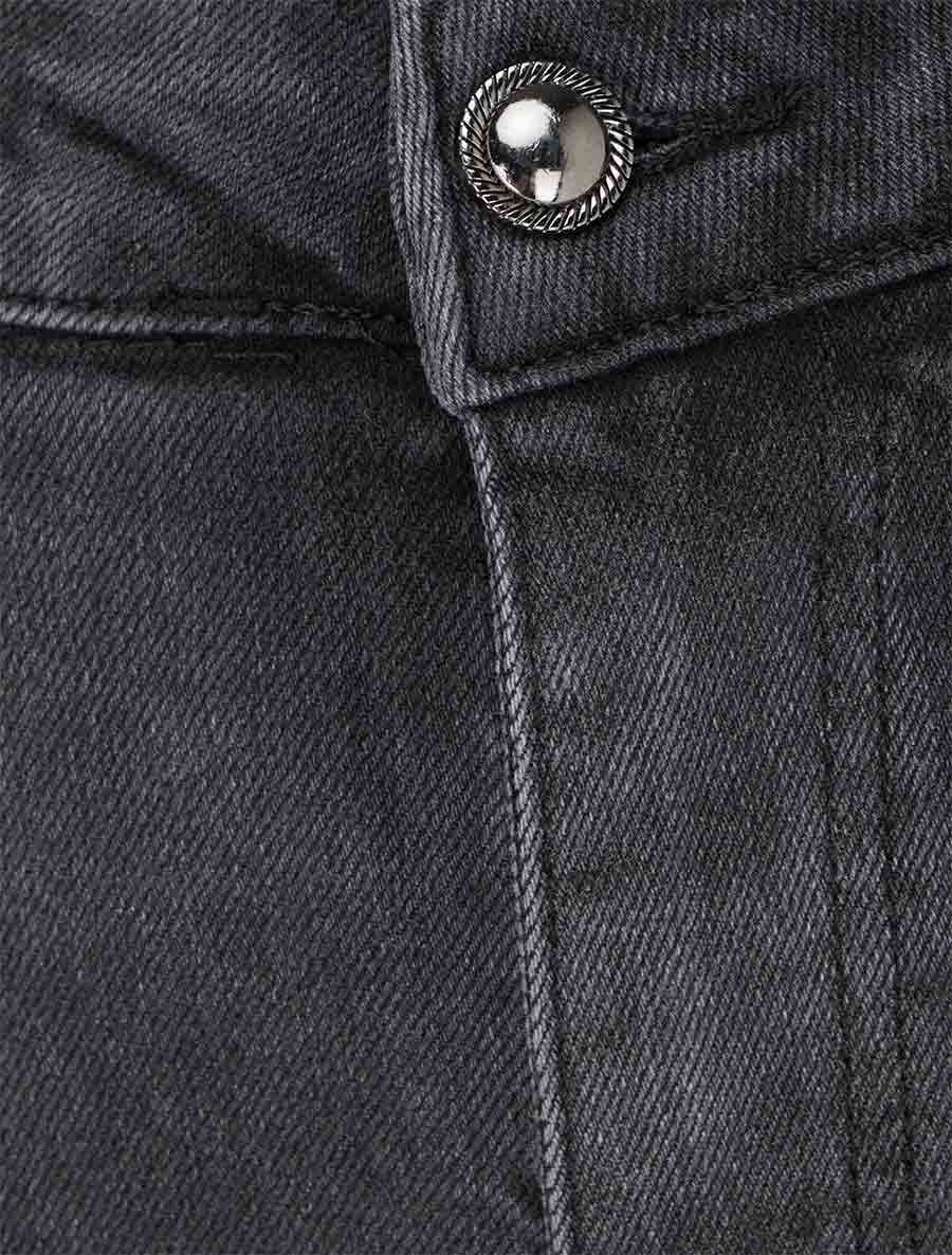 Jean classique coupe slim - Gris anthracite - Image 3
