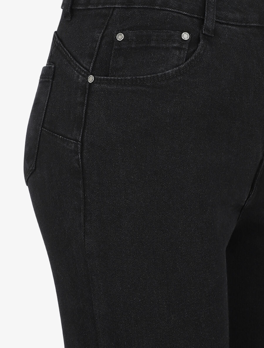 Jean classique coupe slim - Noir - Image 3