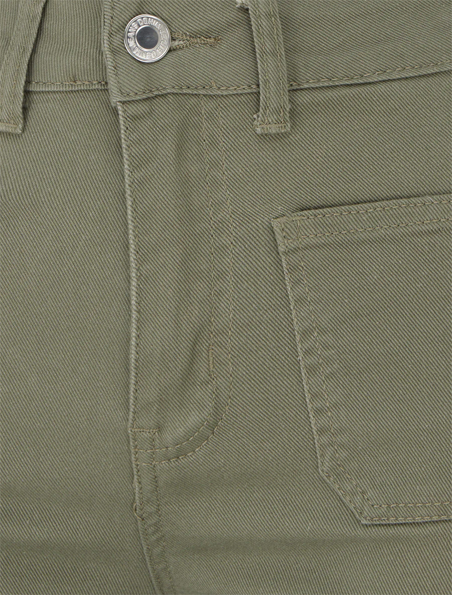Jean coupe droite à 4 poches - Kaki - Image 3