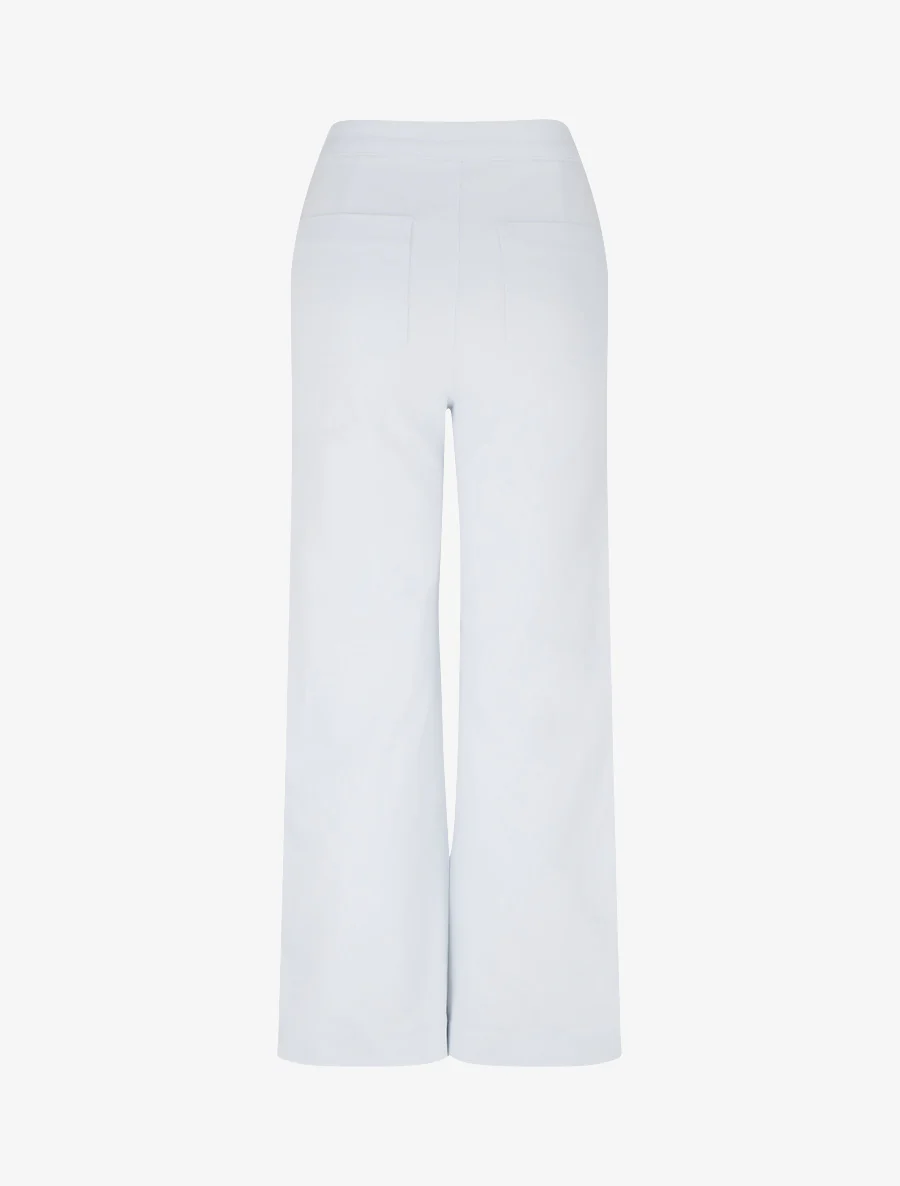 Jean droit style pantalon à pont - Blanc - Image 2