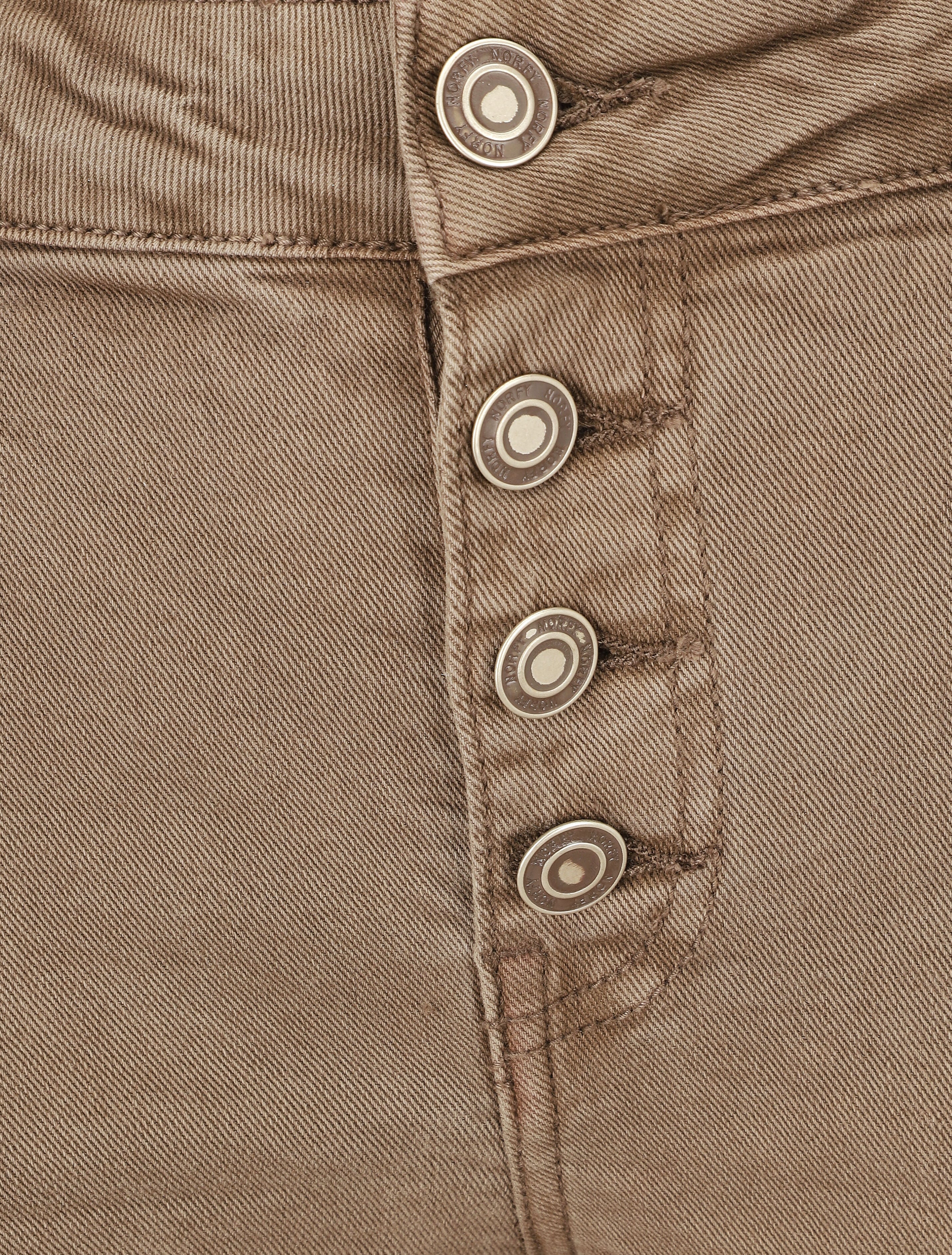 Jean effet froissé coupe slim - Taupe - Image 3